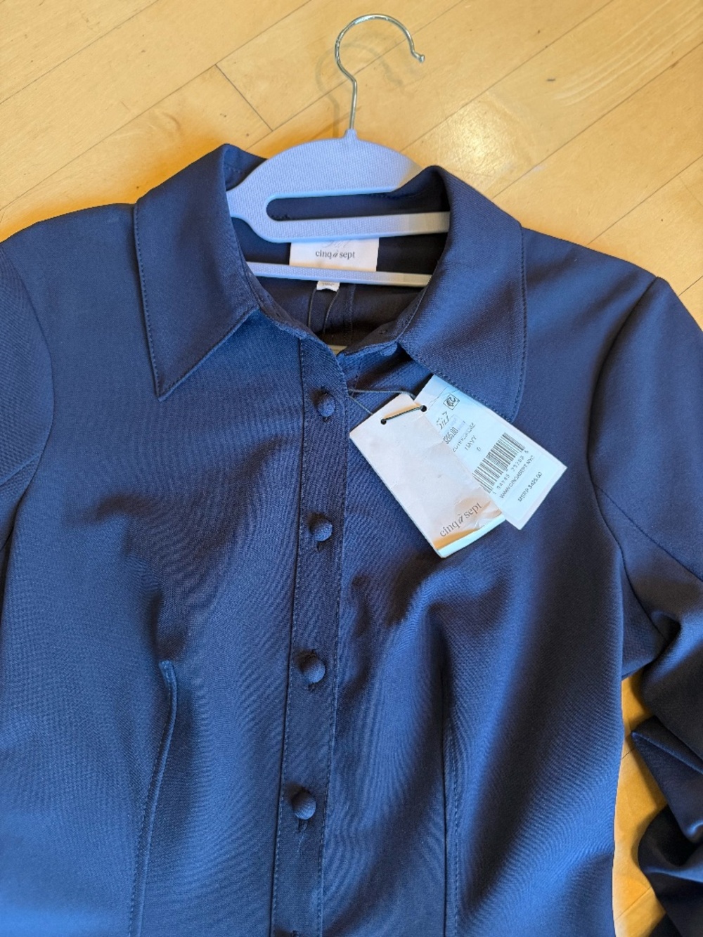 NEW Cinq a Sept Navy Lucilla dress, 0, GD1261 - Picture 7 of 9